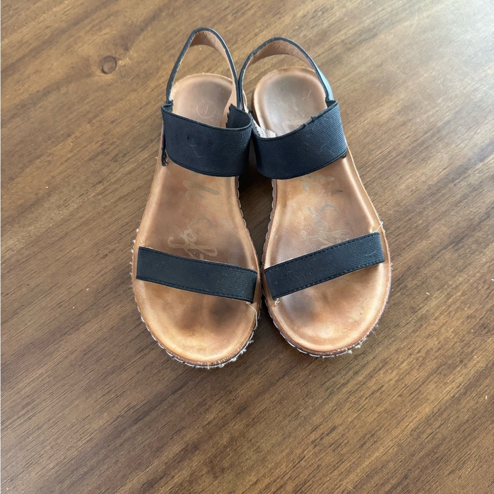 Kids Black Sandals